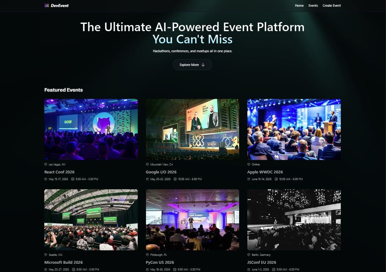 DevEvent live demo